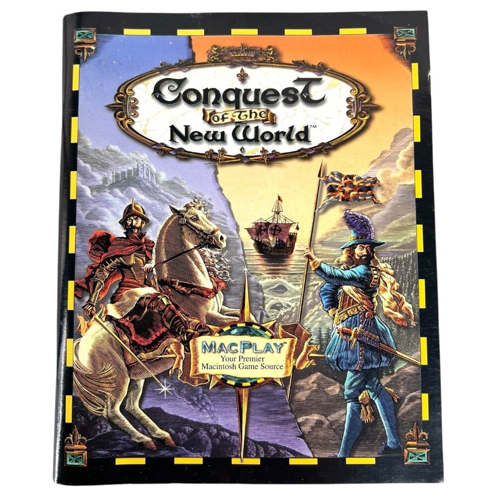 Conquest Of The New World Instruction Manual Only For MacPlay CD-ROM Game 1996